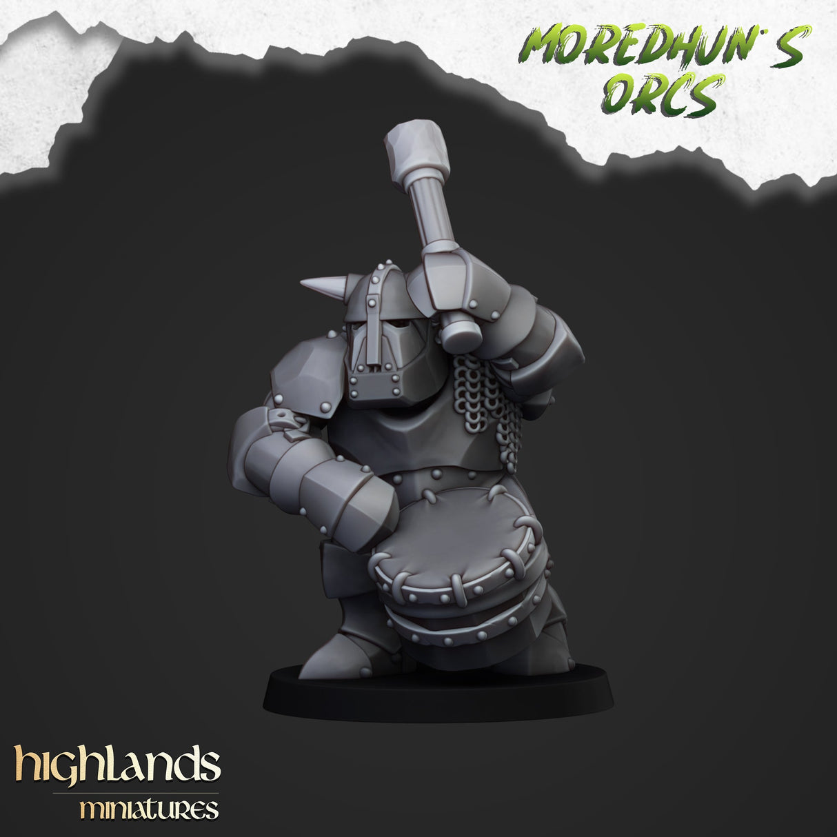 Highlands Miniatures Orc Armoured Warriors - BrodaForge