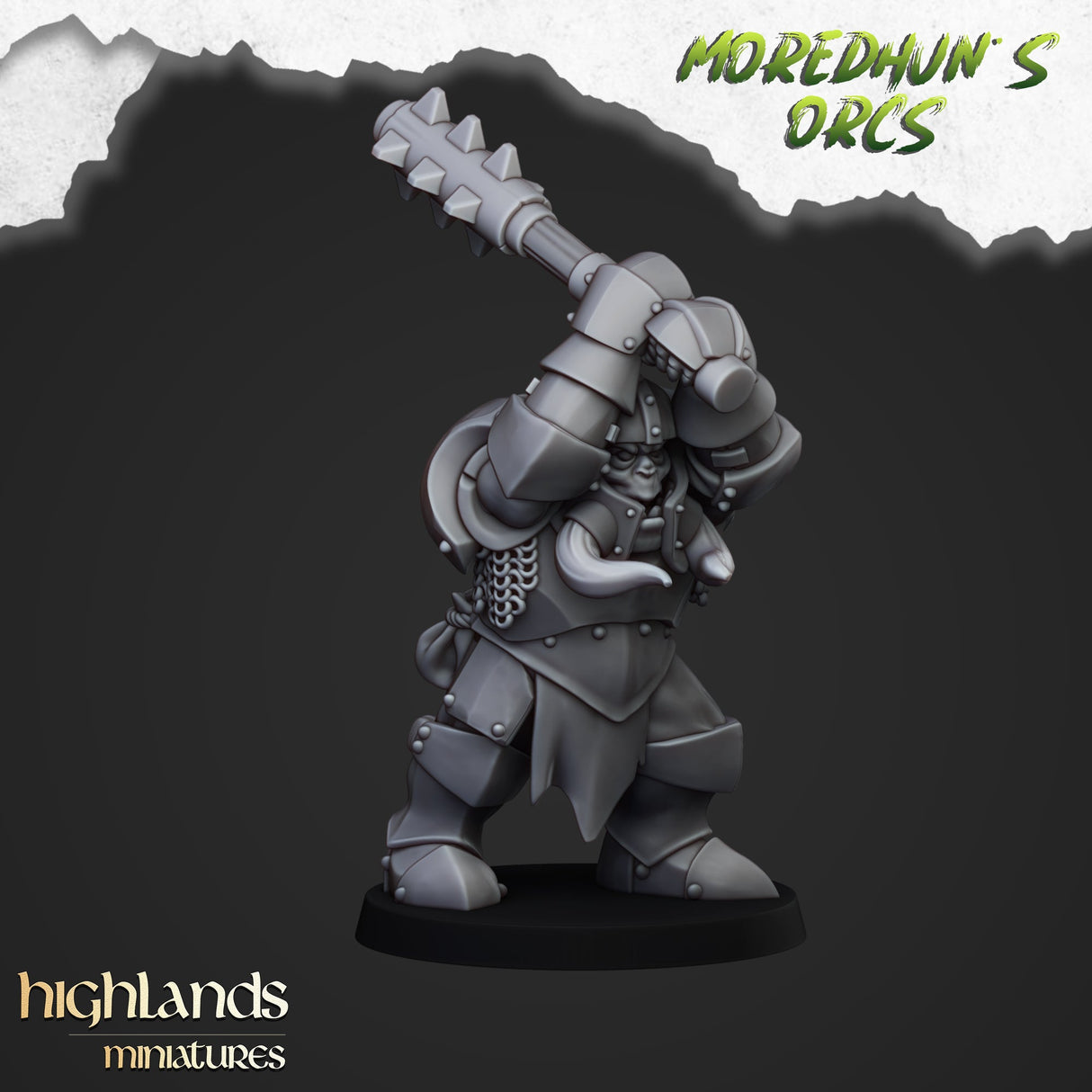 Highlands Miniatures Orc Armoured Warriors - BrodaForge