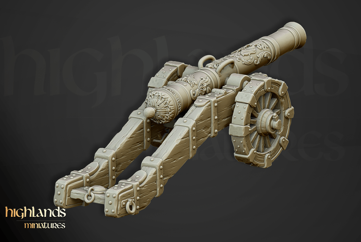 Highlands Miniatures Sunland Imperial Cannon - BrodaForge