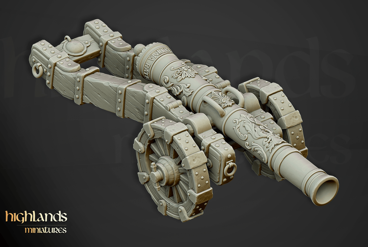 Highlands Miniatures Sunland Imperial Cannon - BrodaForge