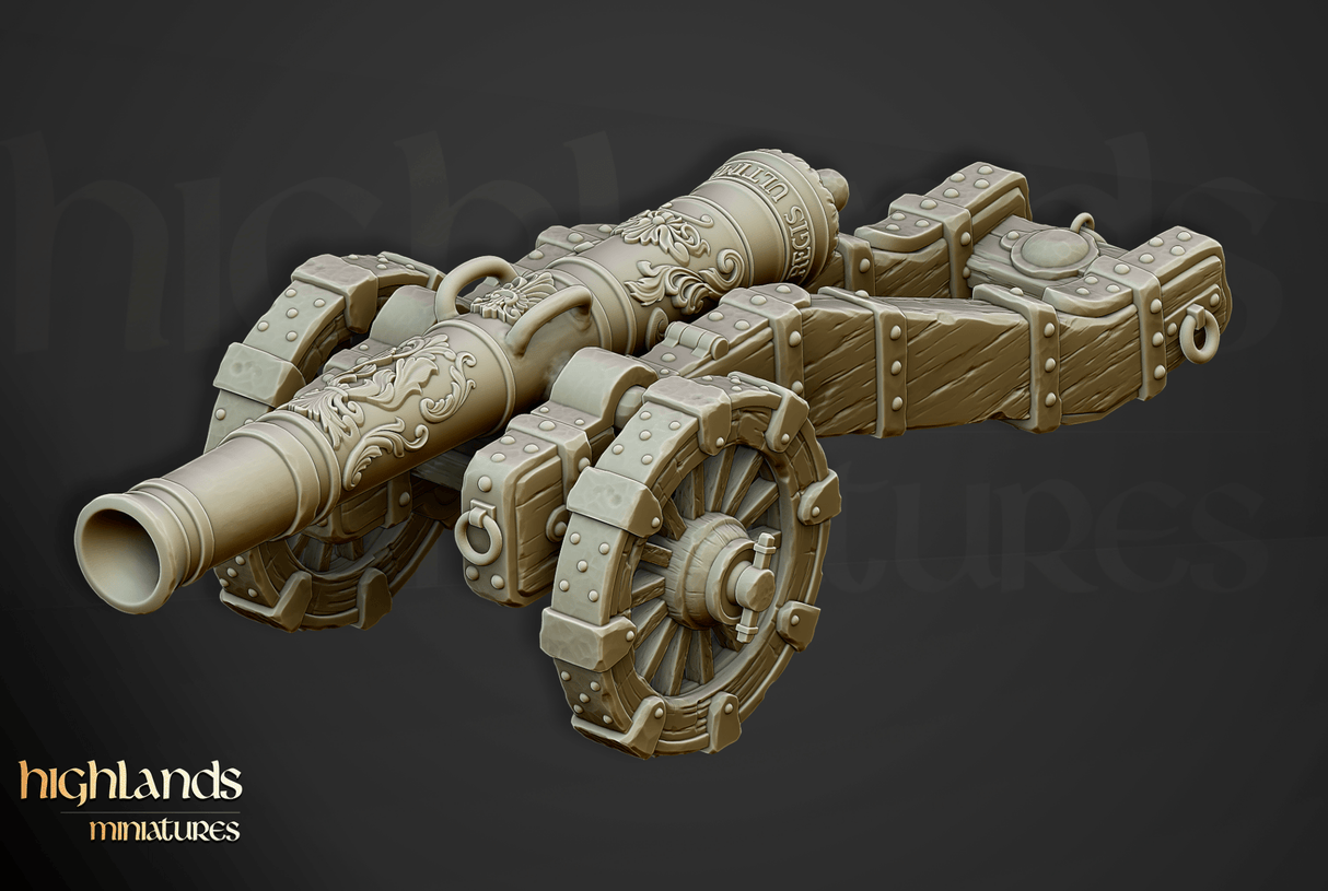 Highlands Miniatures Sunland Imperial Cannon - BrodaForge