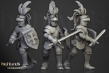 Highlands Miniatures Sunland Knights on foot - BrodaForge