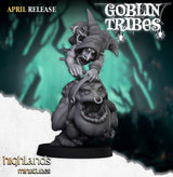 Highlands Miniatures Swamp Goblins Frog Riders - BrodaForge