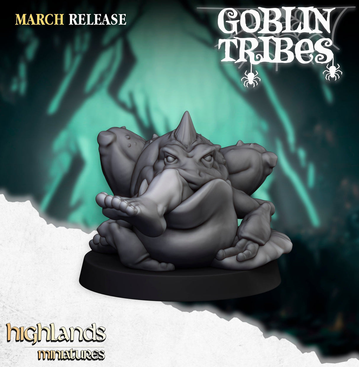 Highlands Miniatures Swamp Goblins Herd - BrodaForge