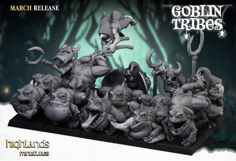 Highlands Miniatures Swamp Goblins Herd - BrodaForge