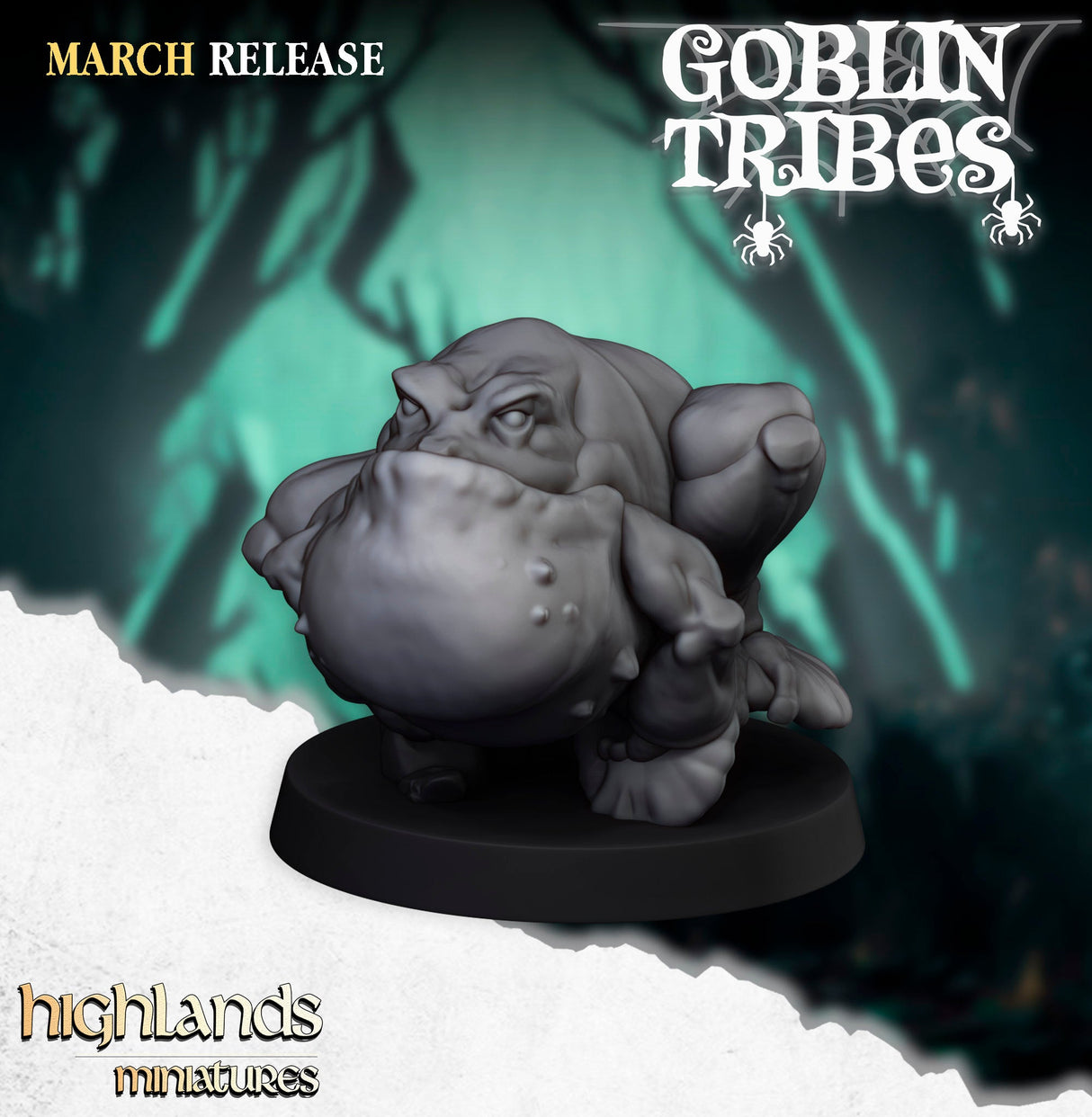 Highlands Miniatures Swamp Goblins Herd - BrodaForge