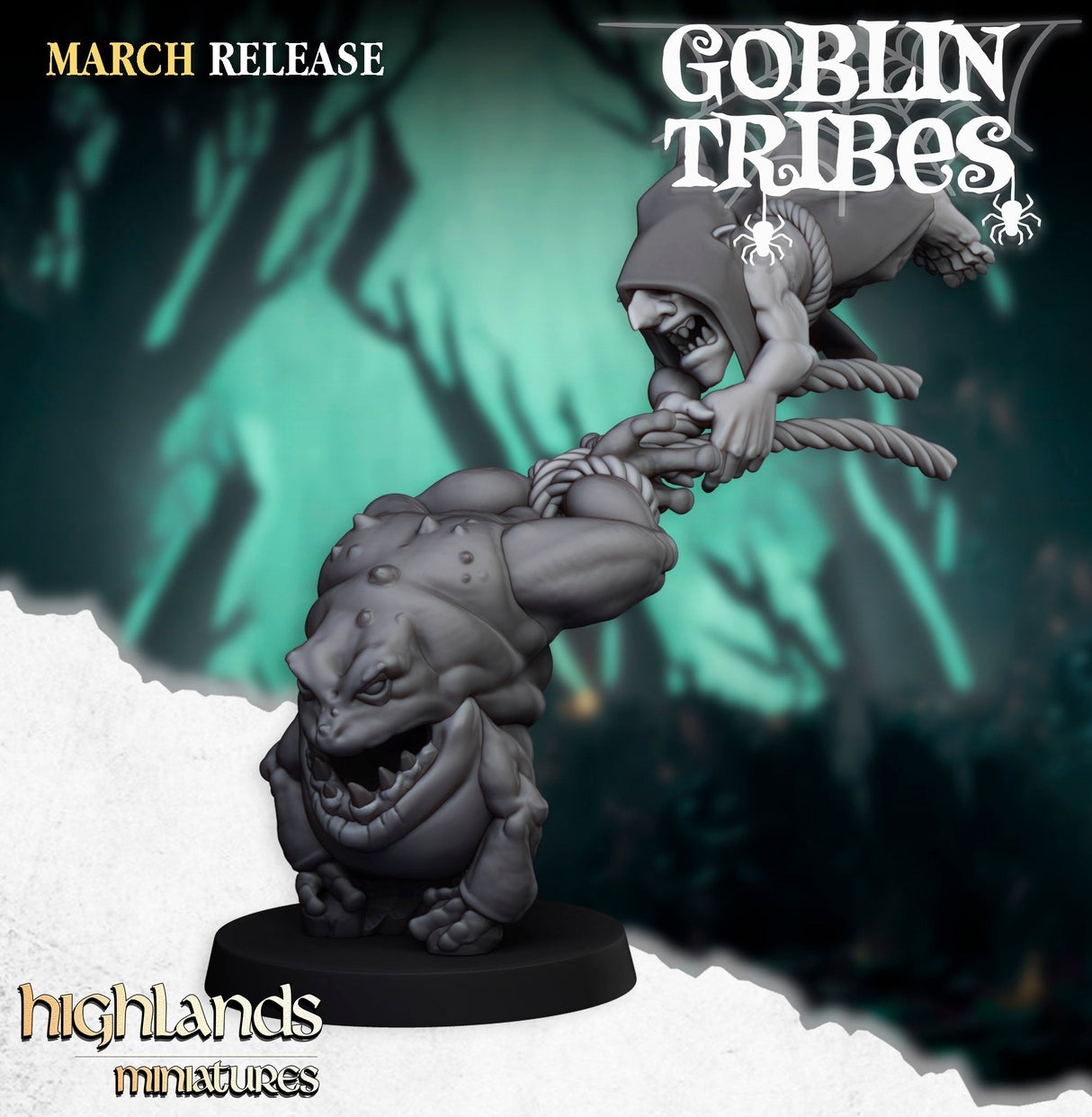 Highlands Miniatures Swamp Goblins Herd - BrodaForge