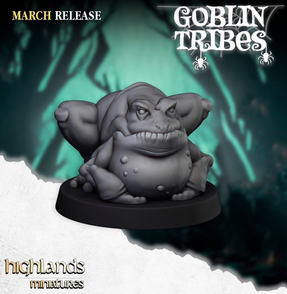 Highlands Miniatures Swamp Goblins Herd - BrodaForge