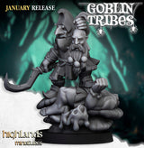 Highlands Miniatures Swamp Goblins Hero - BrodaForge