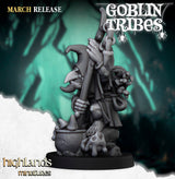 Highlands Miniatures Swamp Goblins Shaman - BrodaForge