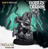 Highlands Miniatures Swamp Goblins Shaman - BrodaForge