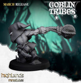 Highlands Miniatures Swamp Goblins Stonethrower - BrodaForge