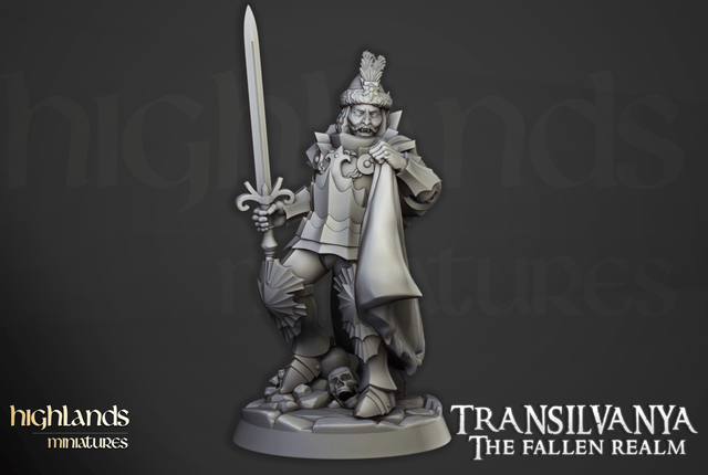 Highlands Miniatures Vampire Lord Vlad Valacari - BrodaForge