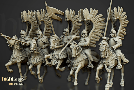 Highlands Miniatures Winged Hussars - BrodaForge