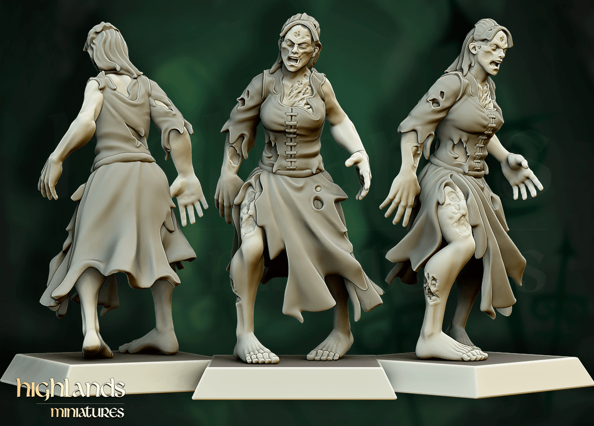 Highlands Miniatures Zombie - BrodaForge