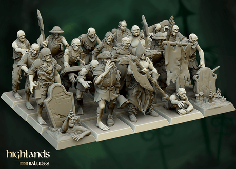 Highlands Miniatures Zombie - BrodaForge