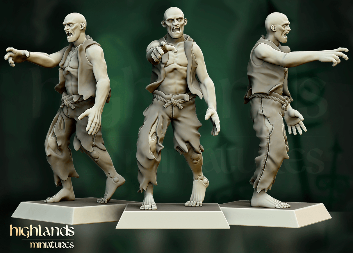 Highlands Miniatures Zombie - BrodaForge