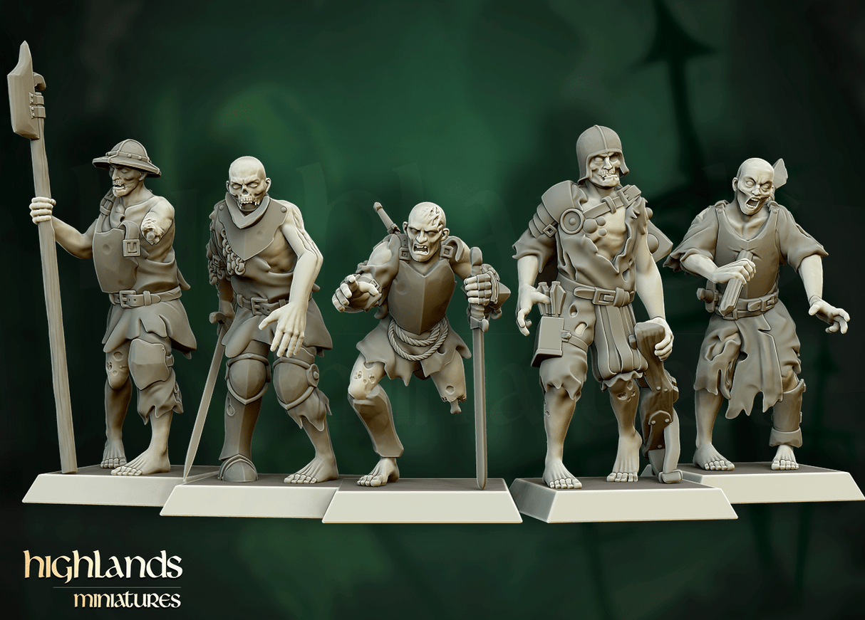 Highlands Miniatures Zombie - BrodaForge