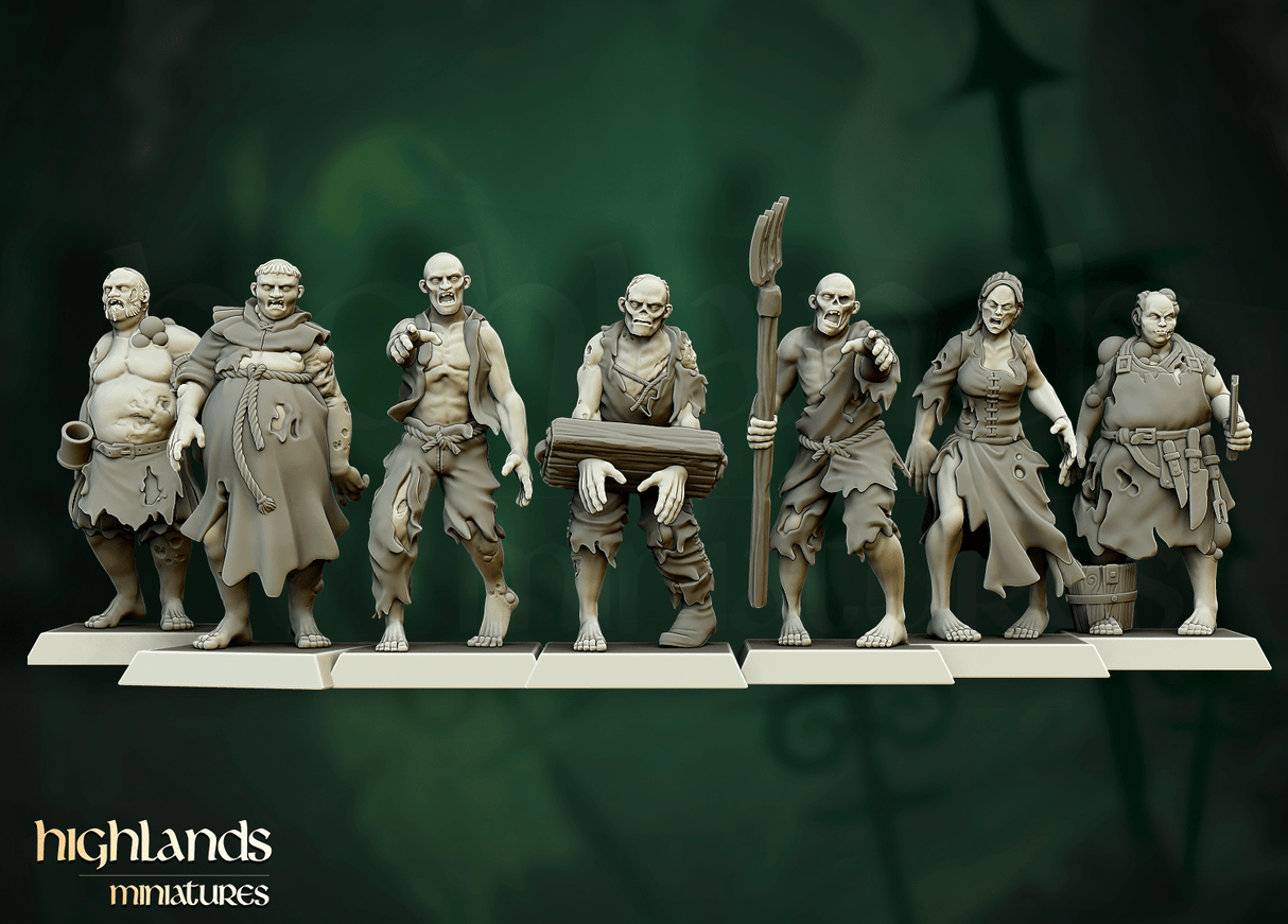 Highlands Miniatures Zombie - BrodaForge