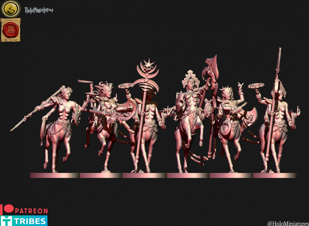 Holo Miniatures Daemons of lust succubi seekers - BrodaForge