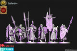 Holo Miniatures Dark Elf spearman unit - BrodaForge