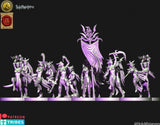 Holo Miniatures Dark Elf Witches - BrodaForge