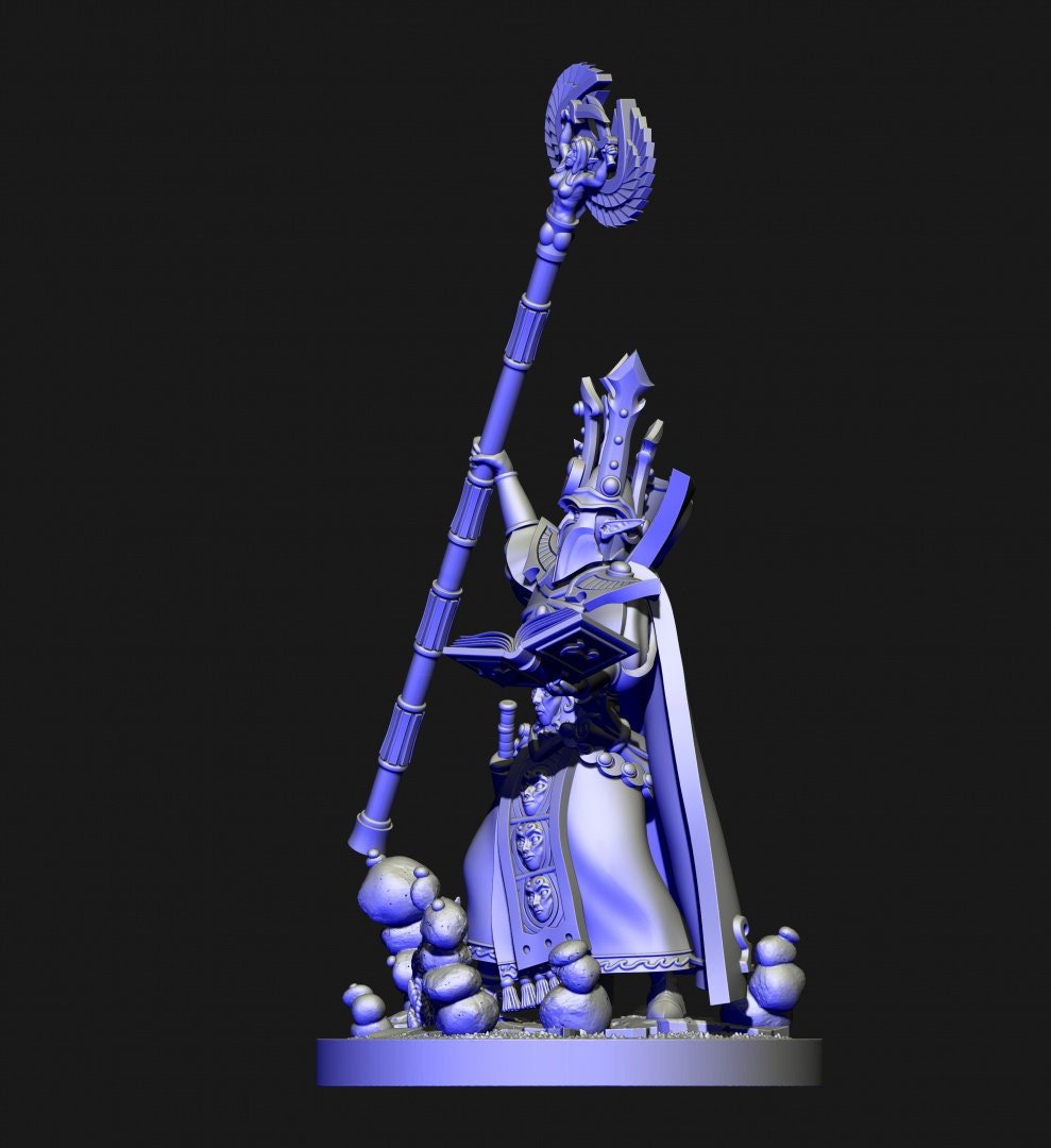 Holo Miniatures Highborn Elves Archmage - BrodaForge