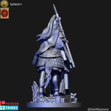 Holo Miniatures Highborn Elves Lord on horse - BrodaForge