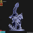 Holo Miniatures Highborn Elves Mage on horse - BrodaForge