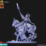 Holo Miniatures Highborn Elves Mage on horse - BrodaForge