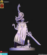 Holo Miniatures Highborn Elves Qeen's Handmaiden - BrodaForge