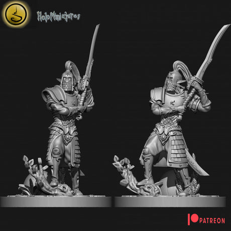 Holo Miniatures Highborn Elves Swordmasters - BrodaForge