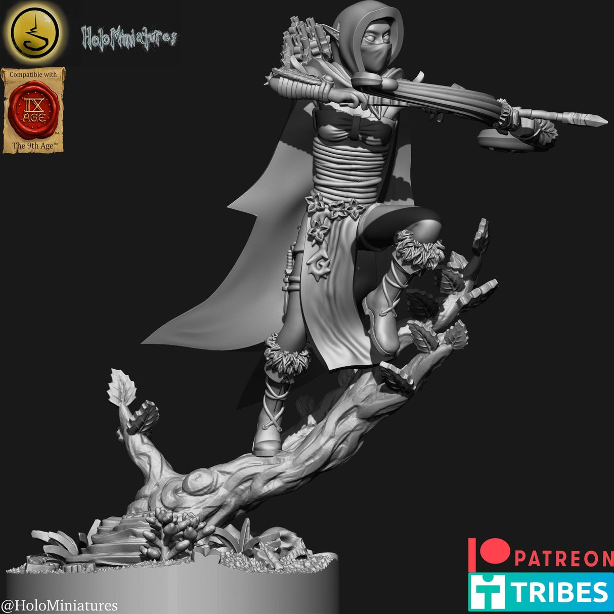 Holo Miniatures Sylvan Elves Archers - BrodaForge