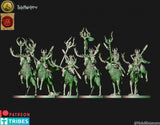 Holo Miniatures Sylvan Elves Briar maidens - BrodaForge