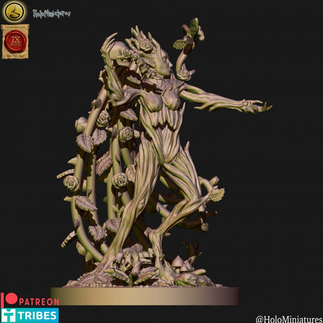 Holo Miniatures Sylvan Elves Dryad hero - BrodaForge