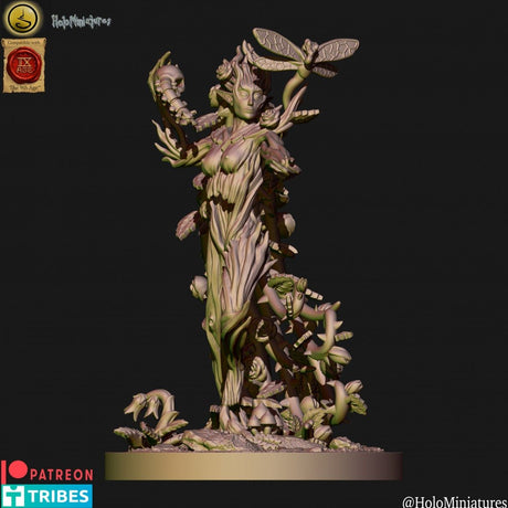 Holo Miniatures Sylvan Elves Dryad hero - BrodaForge