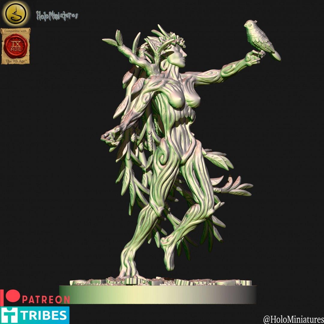 Holo Miniatures Sylvan Elves Dryad Unit - BrodaForge