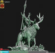 Holo Miniatures Sylvan Elves Hero on stag - BrodaForge