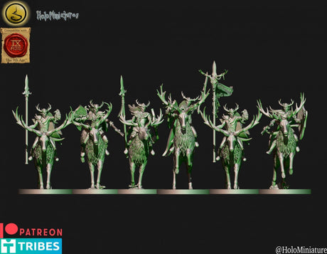 Holo Miniatures Sylvan Elves King's hunters - BrodaForge