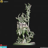 Holo Miniatures Sylvan Elves Mage on horse - BrodaForge