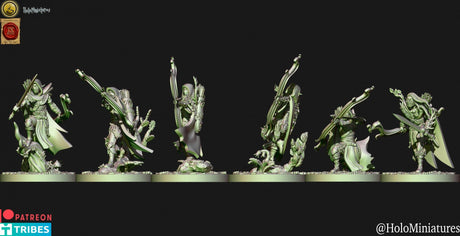 Holo Miniatures Sylvan Elves Pathfinders - BrodaForge