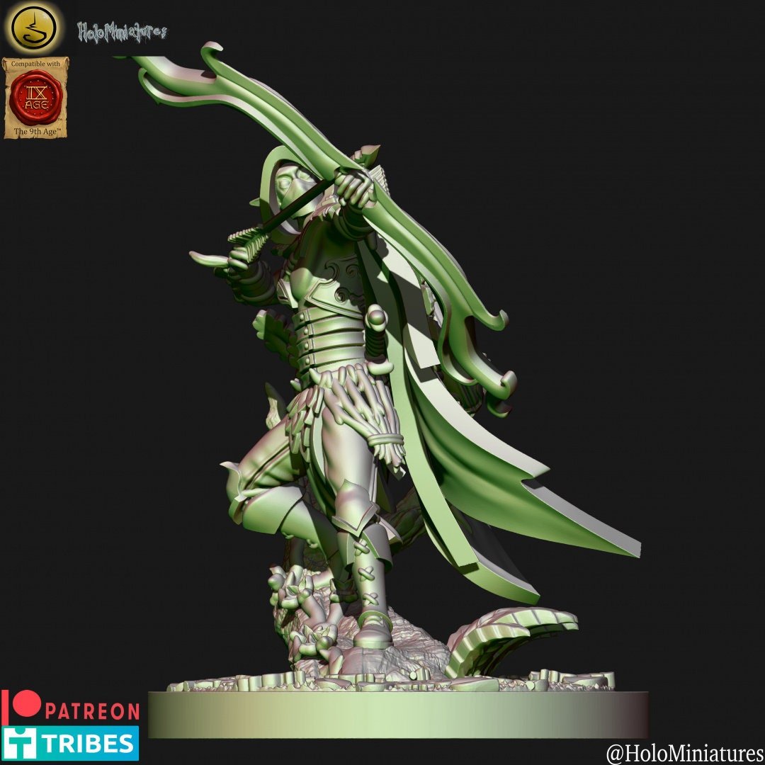 Holo Miniatures Sylvan Elves Pathfinders - BrodaForge