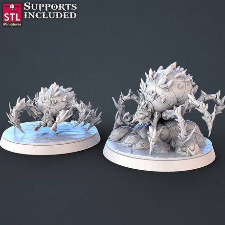 Ice Spiders STL Miniatures - BrodaForge