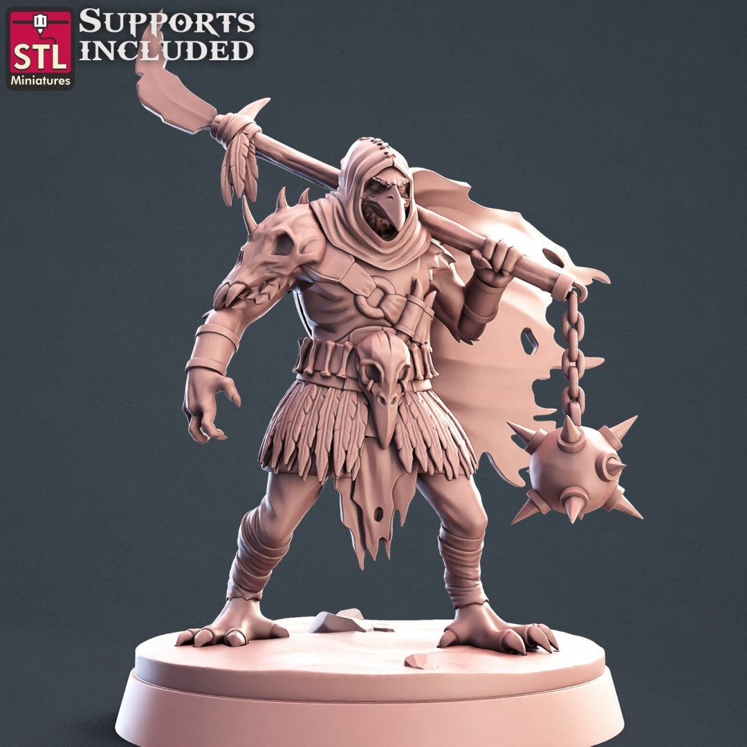 Kenku STL Miniatures - BrodaForge