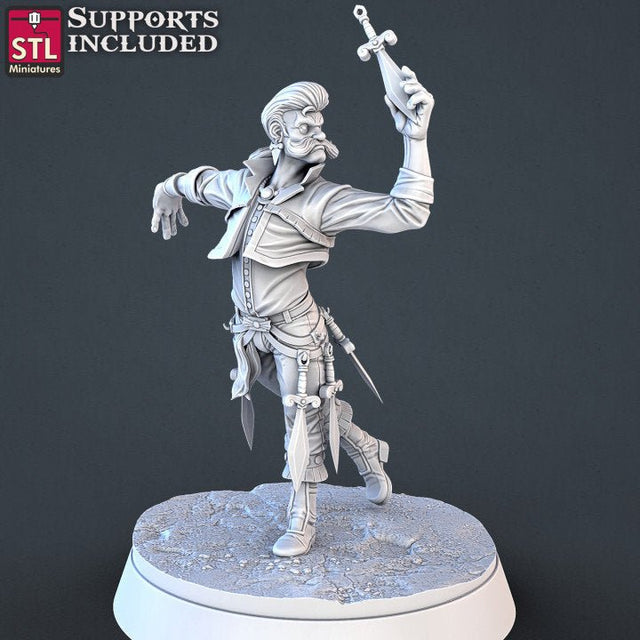 Knives Thrower A STL Miniatures - BrodaForge