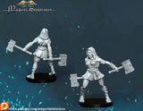 Magori Miniatures Sisters of the hammergod warband - BrodaForge