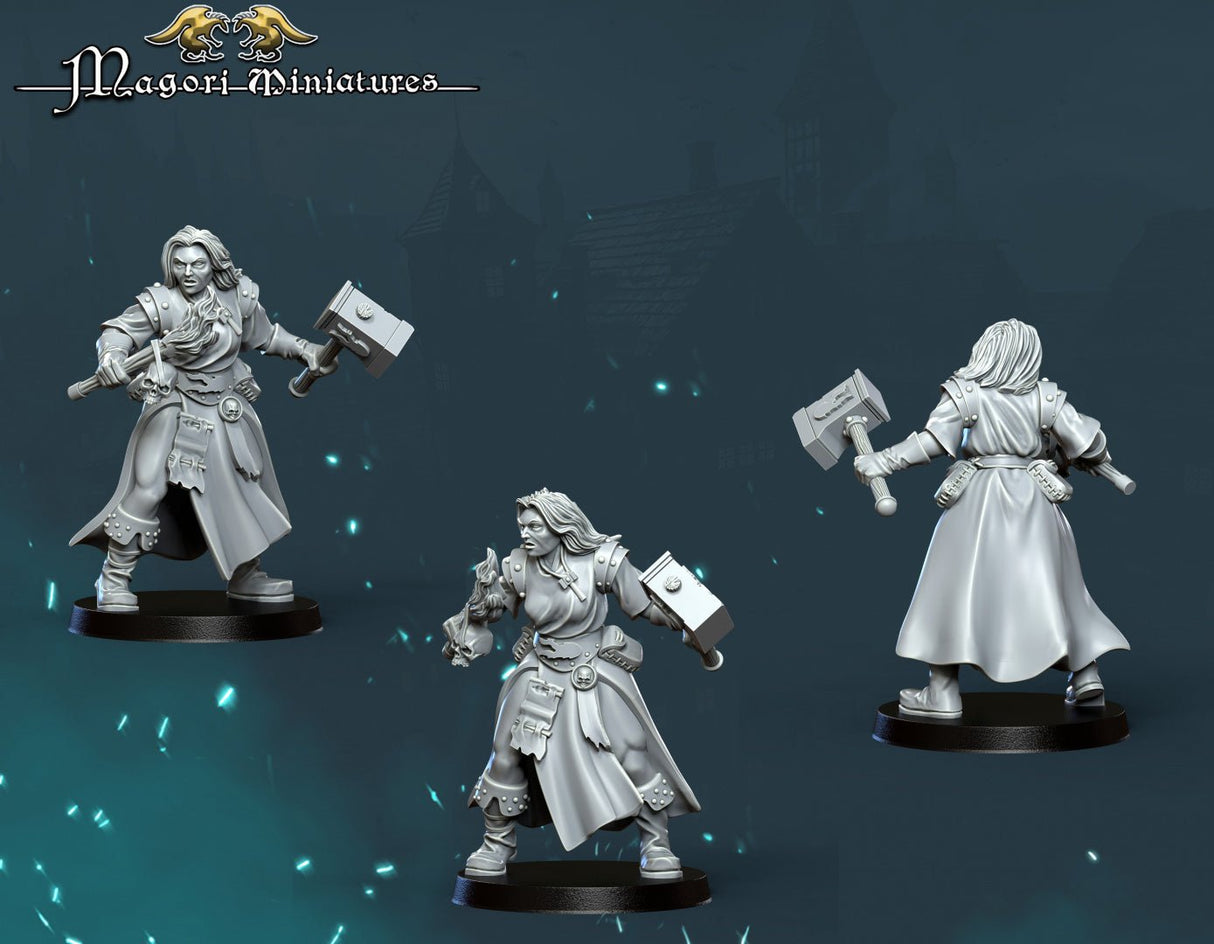 Magori Miniatures Sisters of the hammergod warband - BrodaForge