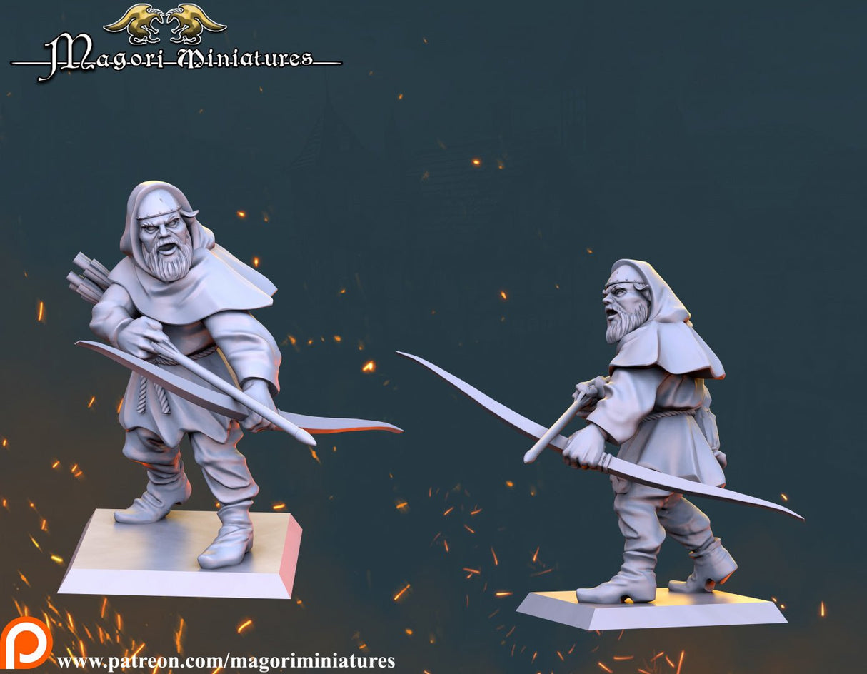 Magori Miniatures Witch Hunters warband 1 - BrodaForge