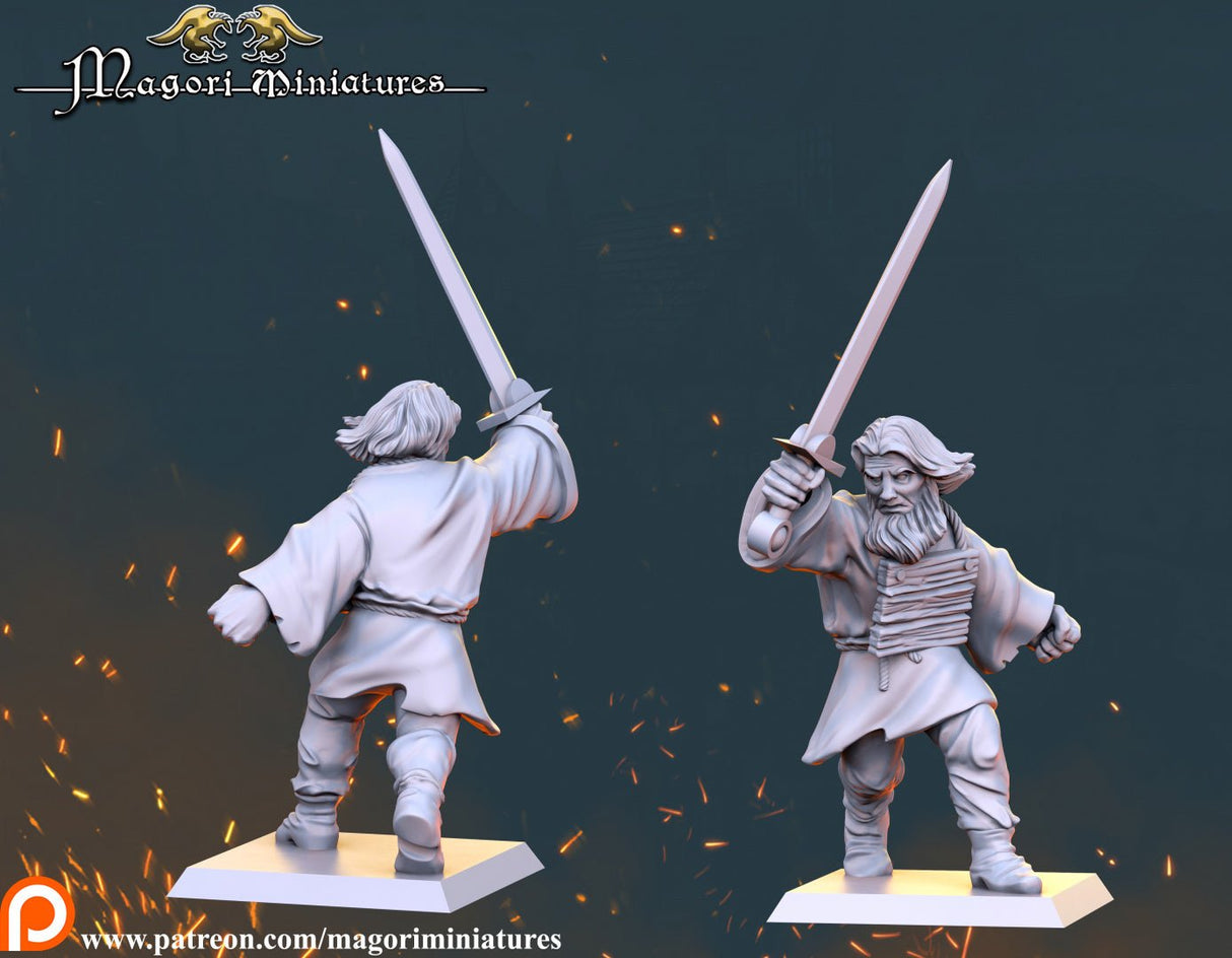 Magori Miniatures Witch Hunters warband 1 - BrodaForge