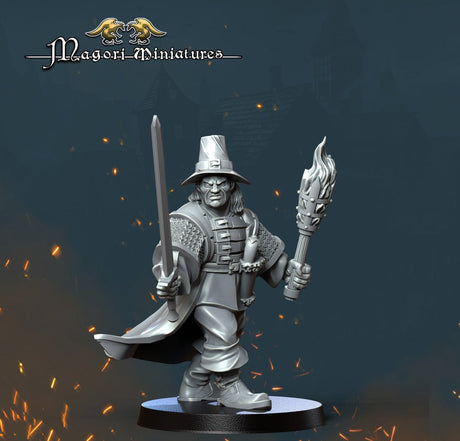 Magori Miniatures Witch Hunters Witch Hunter 1 - BrodaForge